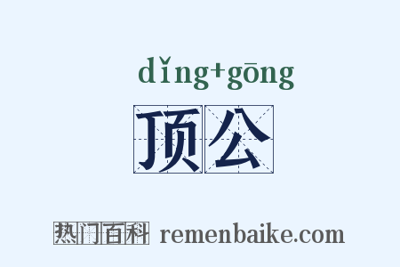顶公是什么意思的图片